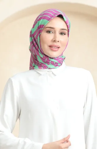 إيشارب سوفت قطن 19093-14 فوشي أخضر 19093-14