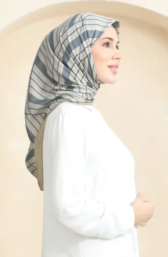 Soft Cotton Scarf 19093-22 Beige Smoke 19093-22