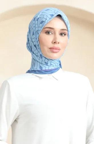 Echarpe Coton Doux 19094-05 Bleu Jean Indigo 19094-05