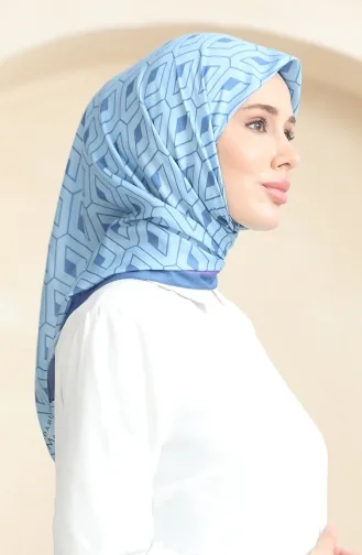 Echarpe Coton Doux 19094-05 Bleu Jean Indigo 19094-05