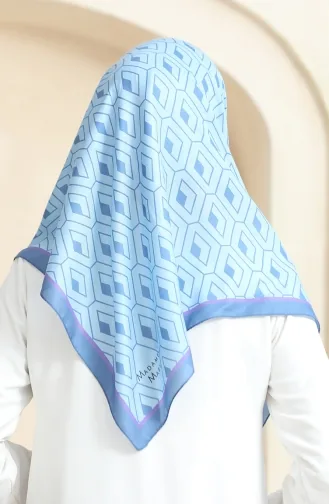 Echarpe Coton Doux 19094-05 Bleu Jean Indigo 19094-05