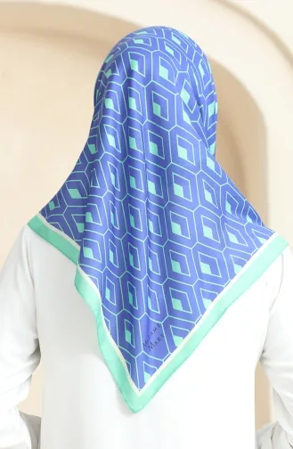 Zachte Katoenen Sjaal 19094-06 Saks Green 19094-06