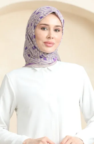 Echarpe Coton Doux 19094-16 Beige Lilas 19094-16