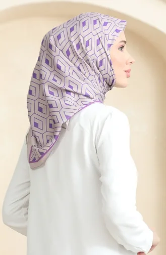 Echarpe Coton Doux 19094-16 Beige Lilas 19094-16