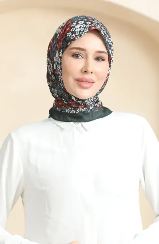 إيشارب سوفت منقوش 70260-01 أسود أحمر 70260-01