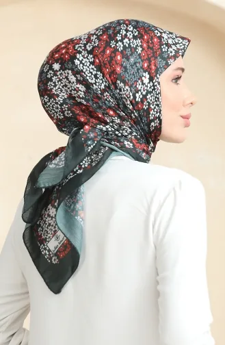 إيشارب سوفت منقوش 70260-01 أسود أحمر 70260-01