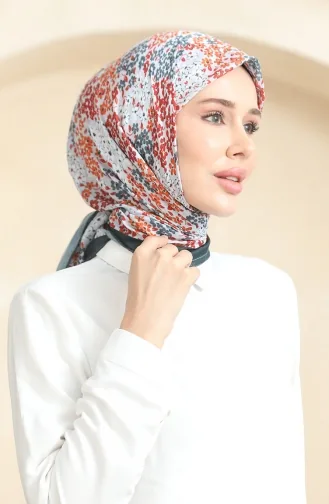 Gemusterter Weicher Schal 70260-02 Rauchorange 70260-02