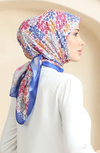 Zachte Sjaal Met Patroon 70260-14 Saks Pink 70260-14