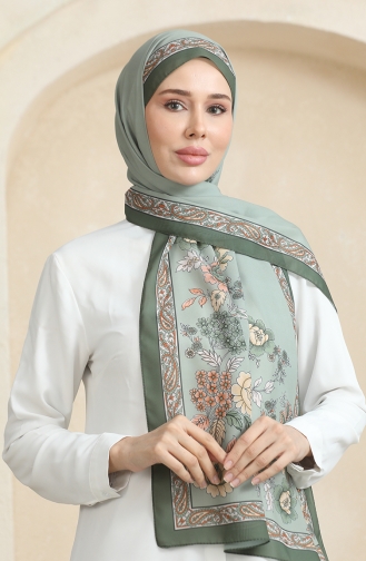 Patterned Soft Shawl 70271-08 Khaki 70271-08
