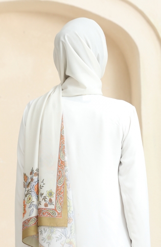 Patterned Soft Shawl 70271-09 Mustard 70271-09