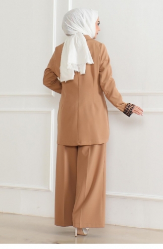 Leopar Desenli Takım Taba 19218