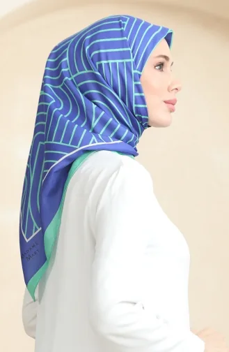 Zachte Katoenen Sjaal 19089-06 Saks Green 19089-06