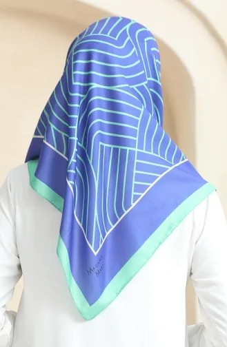 Zachte Katoenen Sjaal 19089-06 Saks Green 19089-06