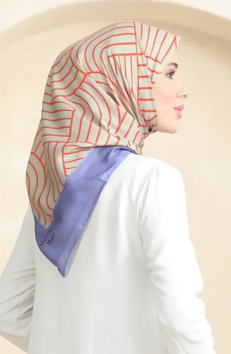 Echarpe Coton Doux 19089-18 Beige Orange 19089-18