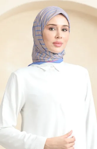 Echarpe Coton Doux 19089-20 Vison Bleu Jean 19089-20