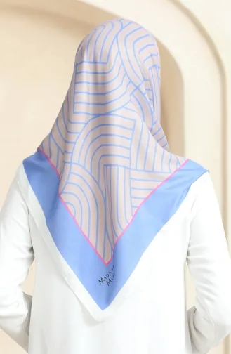 Echarpe Coton Doux 19089-20 Vison Bleu Jean 19089-20