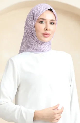 Patterned Soft Scarf 70244-02 Lilac Powder 70244-02