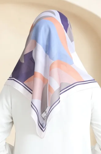 Zachte Sjaal Met Patroon 70253-07 Mink Camel 70253-07