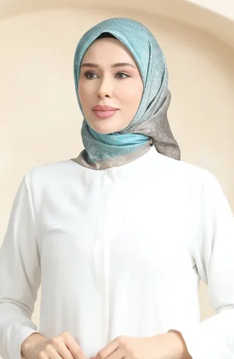 كاراكا - وشاح مُطبع بالكريستال 81074-10 لون أخضر نك 81074-10