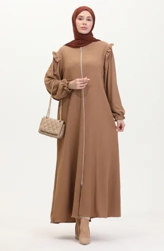 Frilly Abaya 1055-06 Mink 1055-06