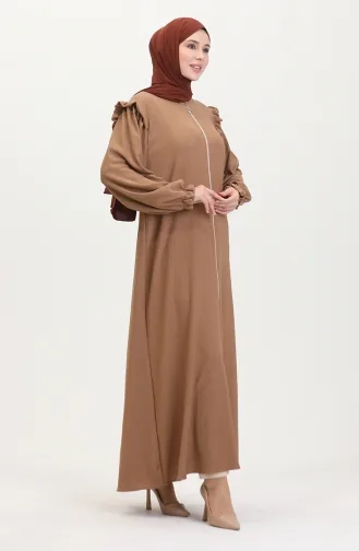 Frilly Abaya 1055-06 Mink 1055-06