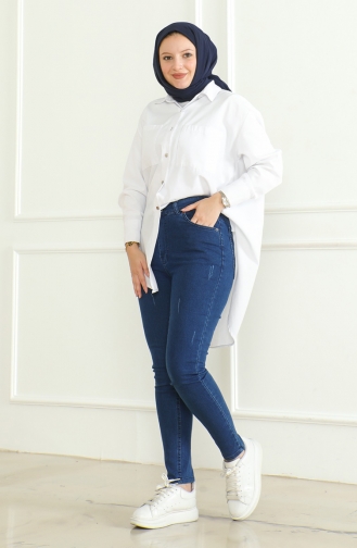Beyzik Jeans 2781-01 Navy Blue 2781-01