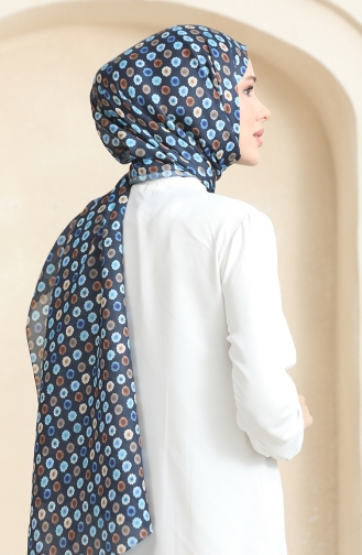 Karaca Soft Shawl 81064-12 Navy Blue 81064-12