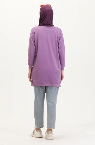 Sporttuniek Met Split 0529-05 Lila 0529-05