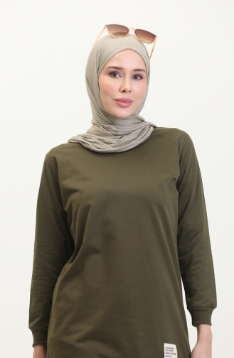 Slit Sports Tunic 0529-06 Khaki 0529-06