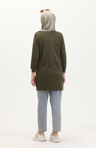 Slit Sports Tunic 0529-06 Khaki 0529-06