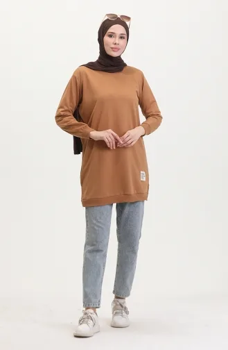 Sporttunika Mit Schlitz 0529-08 Tan 0529-08