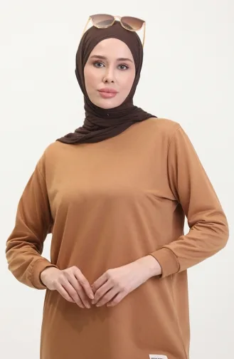 Sporttunika Mit Schlitz 0529-08 Tan 0529-08