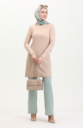 Twisted Camisole Tunic 10344-02 Beige 10344-02