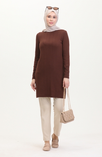 Twisted Camisole Tunic 10344-03 Brown 10344-03