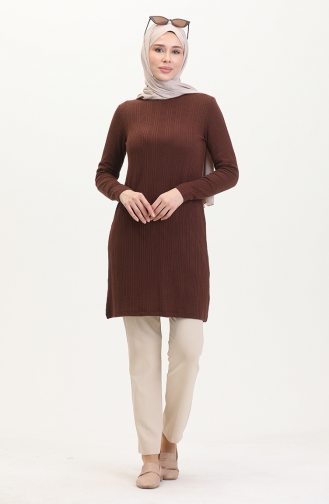 Twisted Camisole Tunic 10344-03 Brown 10344-03
