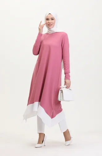 Tunique Jupe Garnie 10508-01 Rose Poudré 10508-01