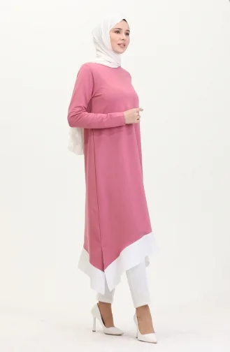 Tunique Jupe Garnie 10508-01 Rose Poudré 10508-01