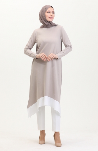 Skirted Tunic 10508-03 Stone 10508-03