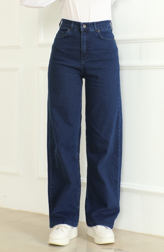 Pantalon Jeans Palazzo 2929-05 Bleu Marine 2929-05