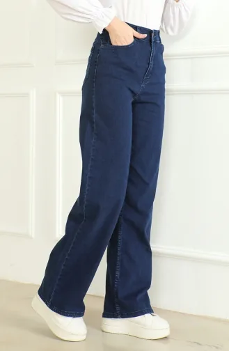 Palazzo Jeansbroek 2929-05 Marineblauw 2929-05