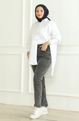 Jean Ample Momcin 5304-03 Gris 5304-03