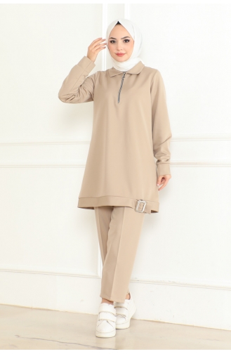 Zeilritsgesp Gedetailleerd Pak 109-05 Beige 109-05