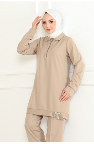 Zeilritsgesp Gedetailleerd Pak 109-05 Beige 109-05