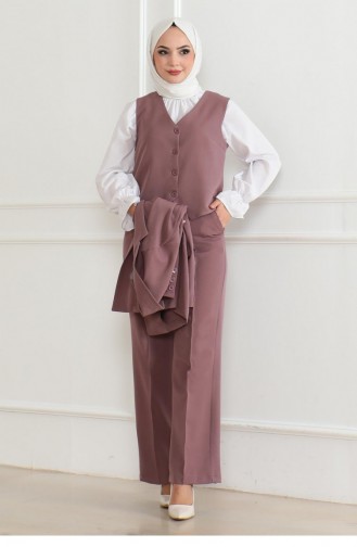 Gilet Triple Costume Dusty Rose 19222 15319