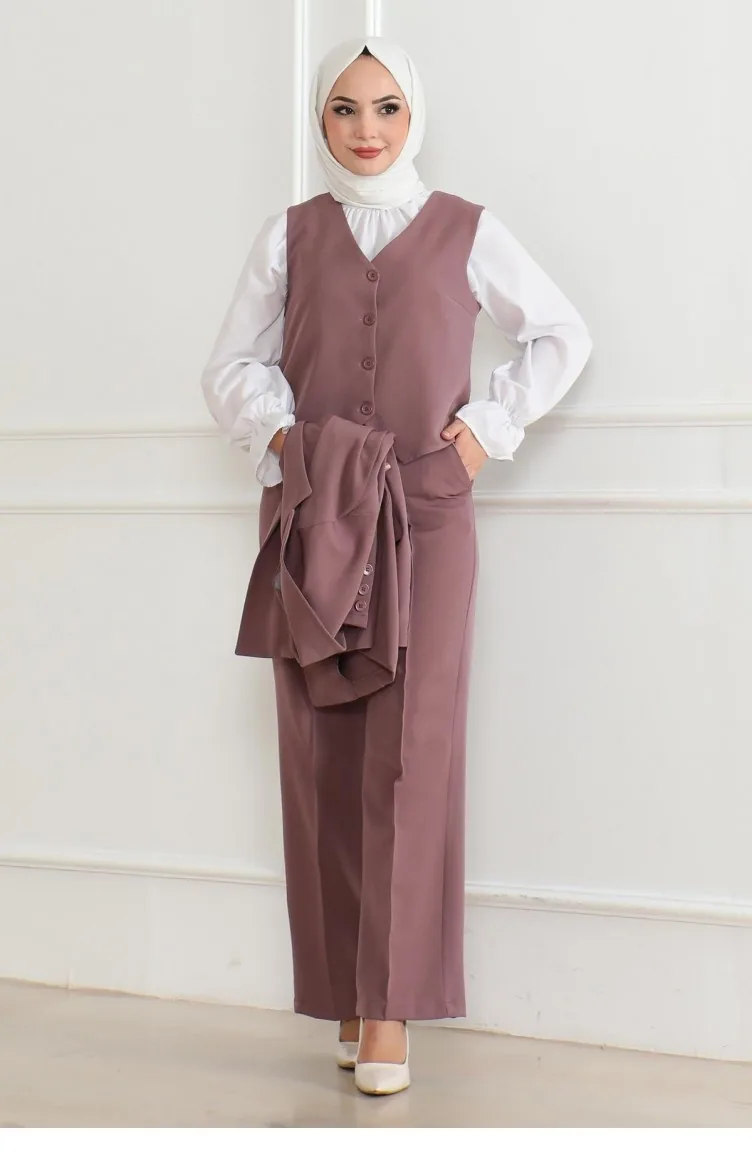 Gilet Triple Costume Dusty Rose 19222 15319