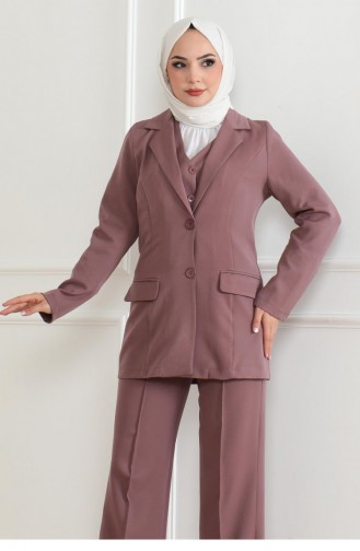 Gilet Triple Costume Dusty Rose 19222 15319