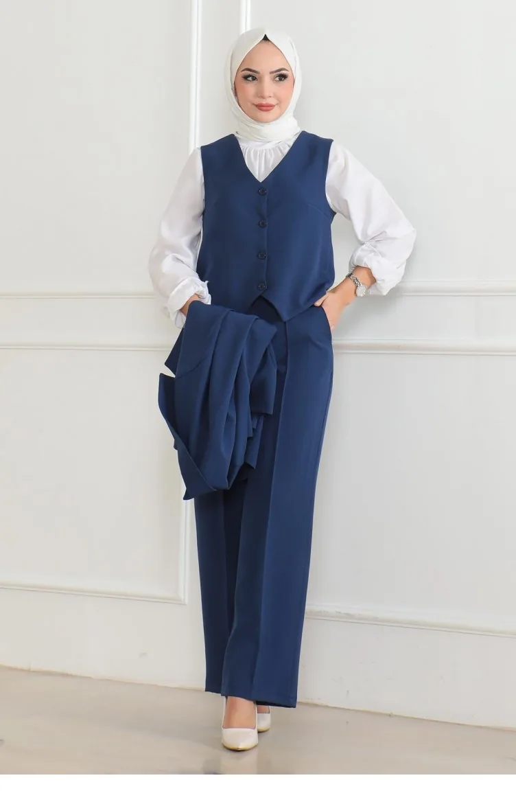 Weste Dreieranzug Indigo 19222 15320