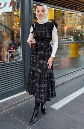Gilet Tweed 0420-02 Noir 0420-02