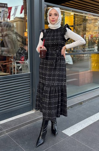 Gilet Tweed 0420-02 Noir 0420-02