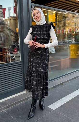 Gilet Tweed 0420-02 Noir 0420-02